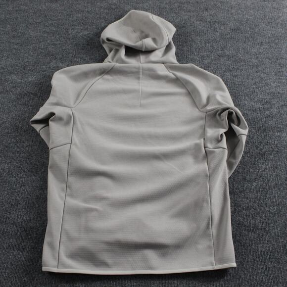 Lululemon Hoodie Men Small GridLiner Fleece Heathered Grey Pullover Athletic - Picture 4 of 9